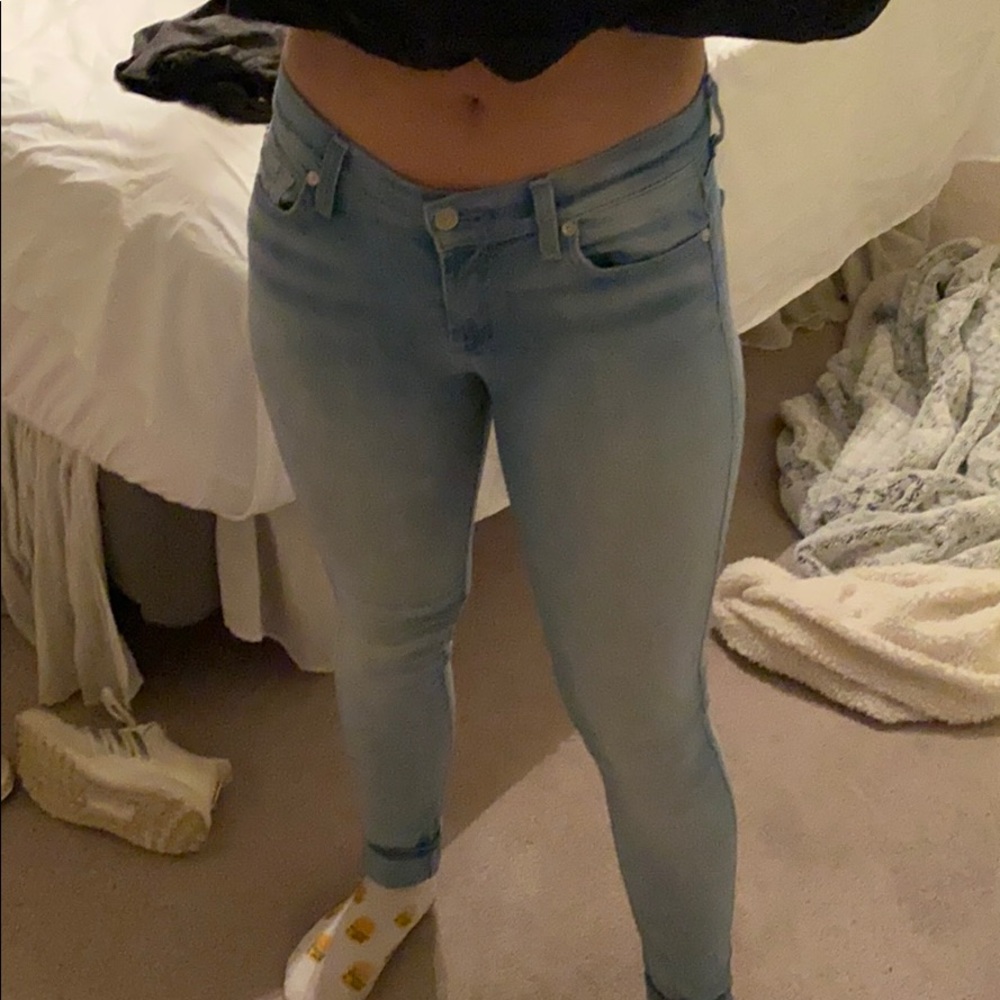 low wasted jeans